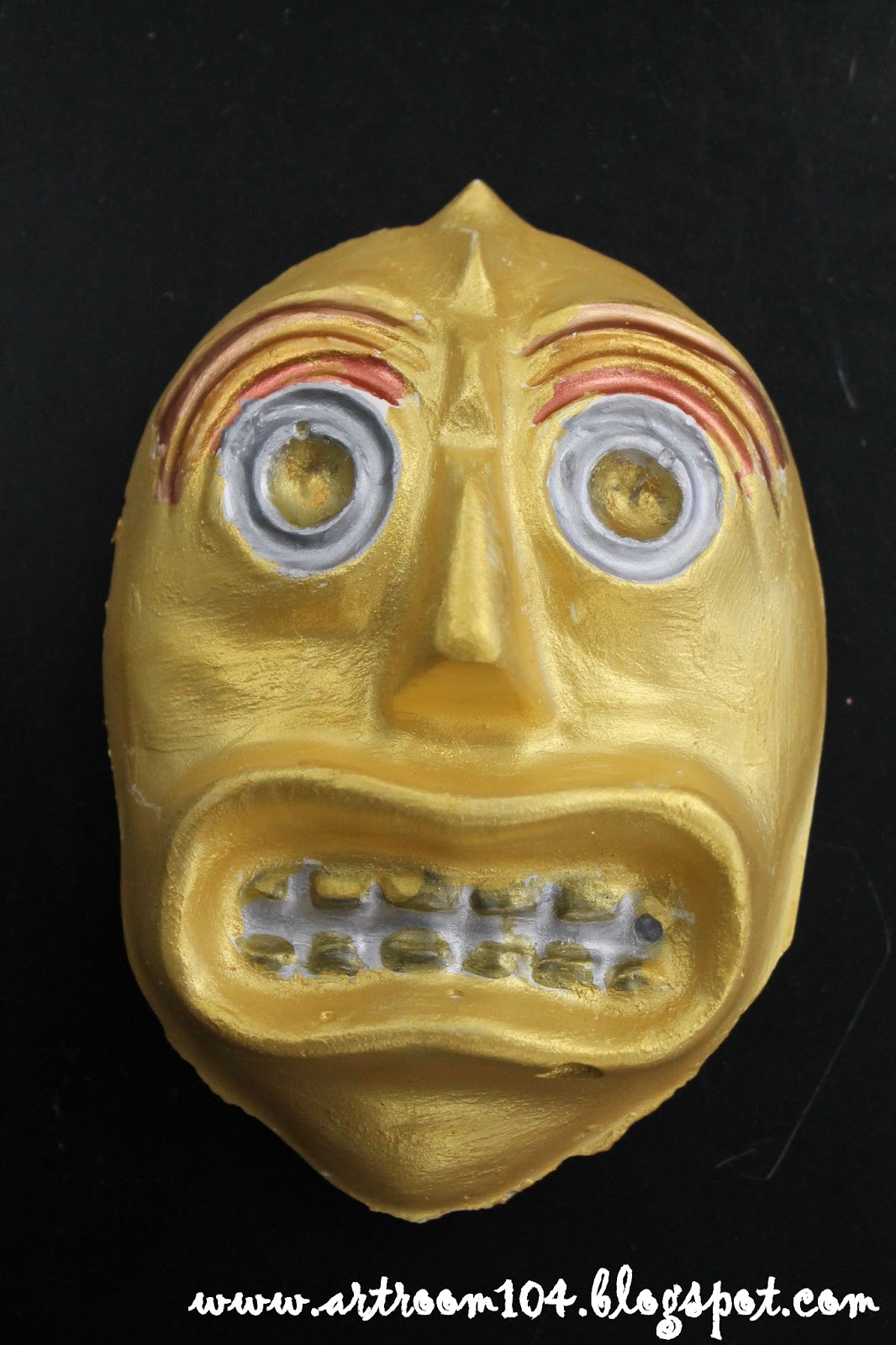 Art Room 104 Extended Day Project Plaster Masks