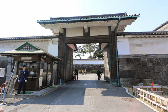 Close-up view of the Otemon main gate entrance of Imperial Palace East Garden which has been preserved until now in Tokyo, Japan Close-up view of the Otemon main gate entrance of Imperial Palace East Garden which has been preserved until now in Tokyo, Japan
