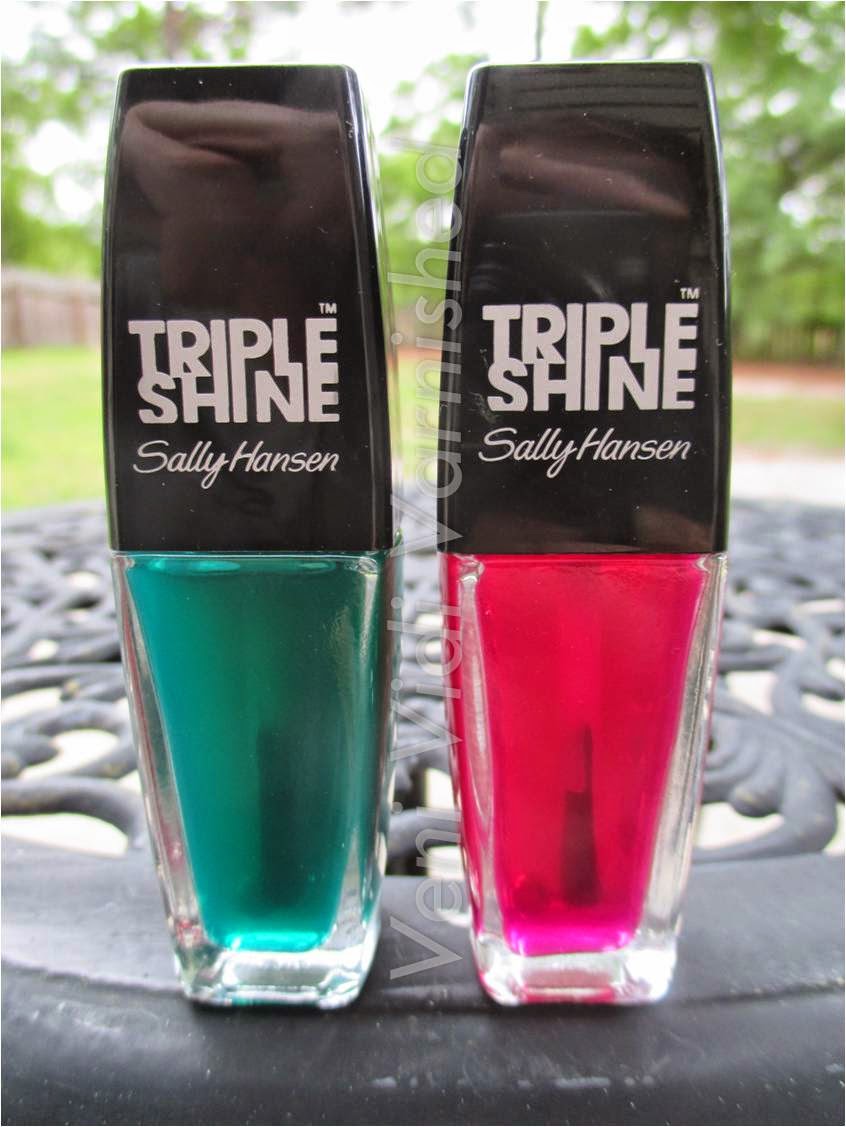 Sally Hansen Palm Beach Jellies Sea Through and Jellous Sally Hansen Palm Beach Jellies Sea Through and Jellous