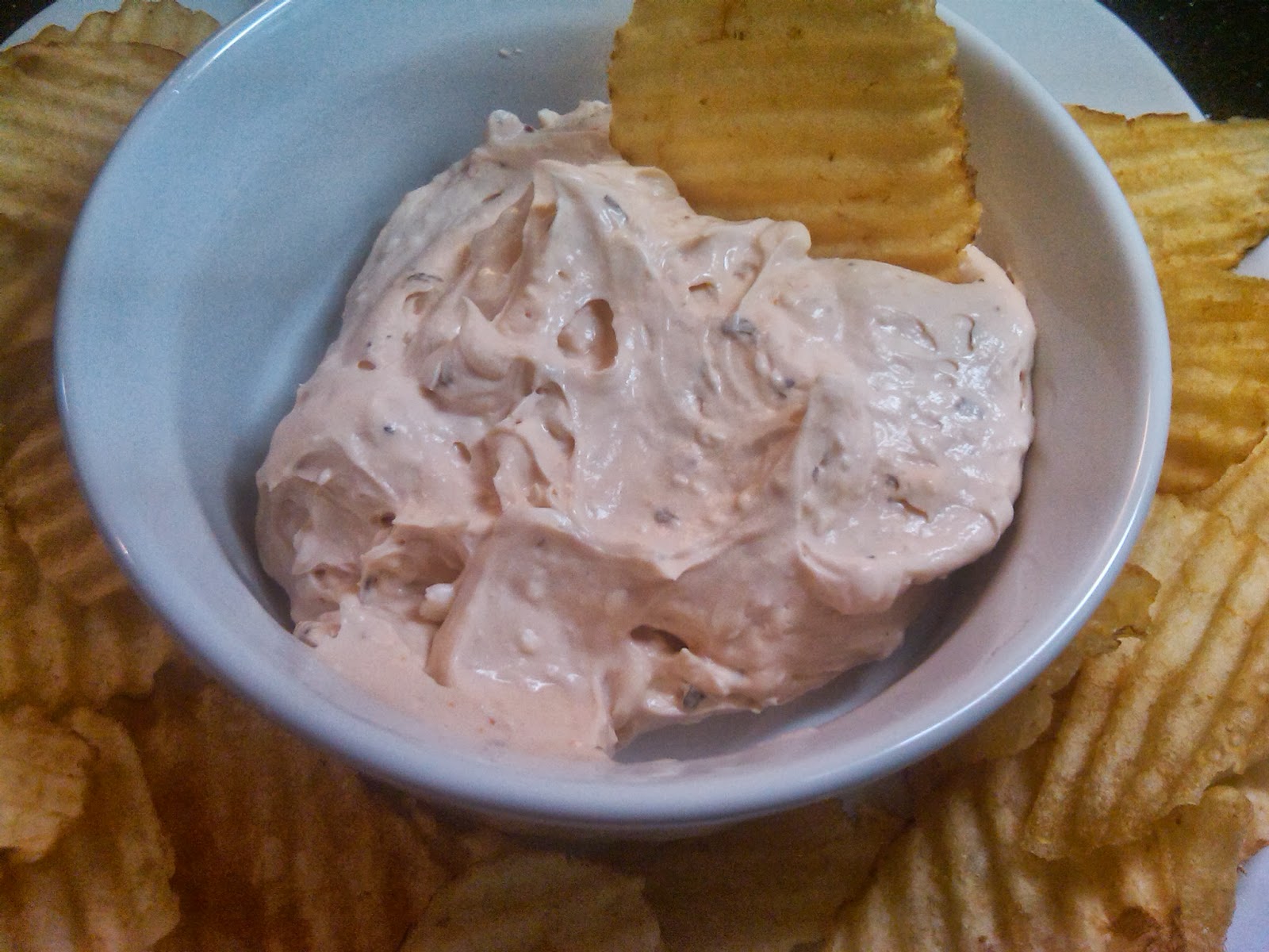 Michele's Woman Cave BBQ Chip Dip