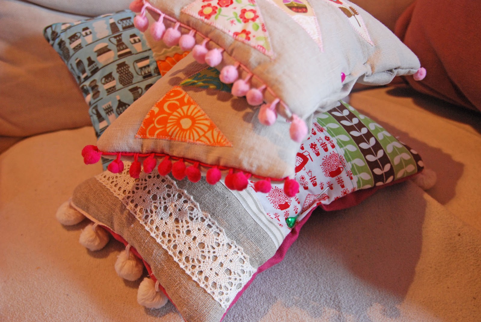 Grace Rigby Textiles Scented Cushions nearly finished!!!