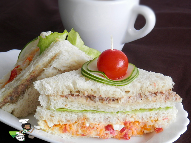 Nigerian Salad Sandwich, Nigerian Sandwich, nigerian food tv recipes