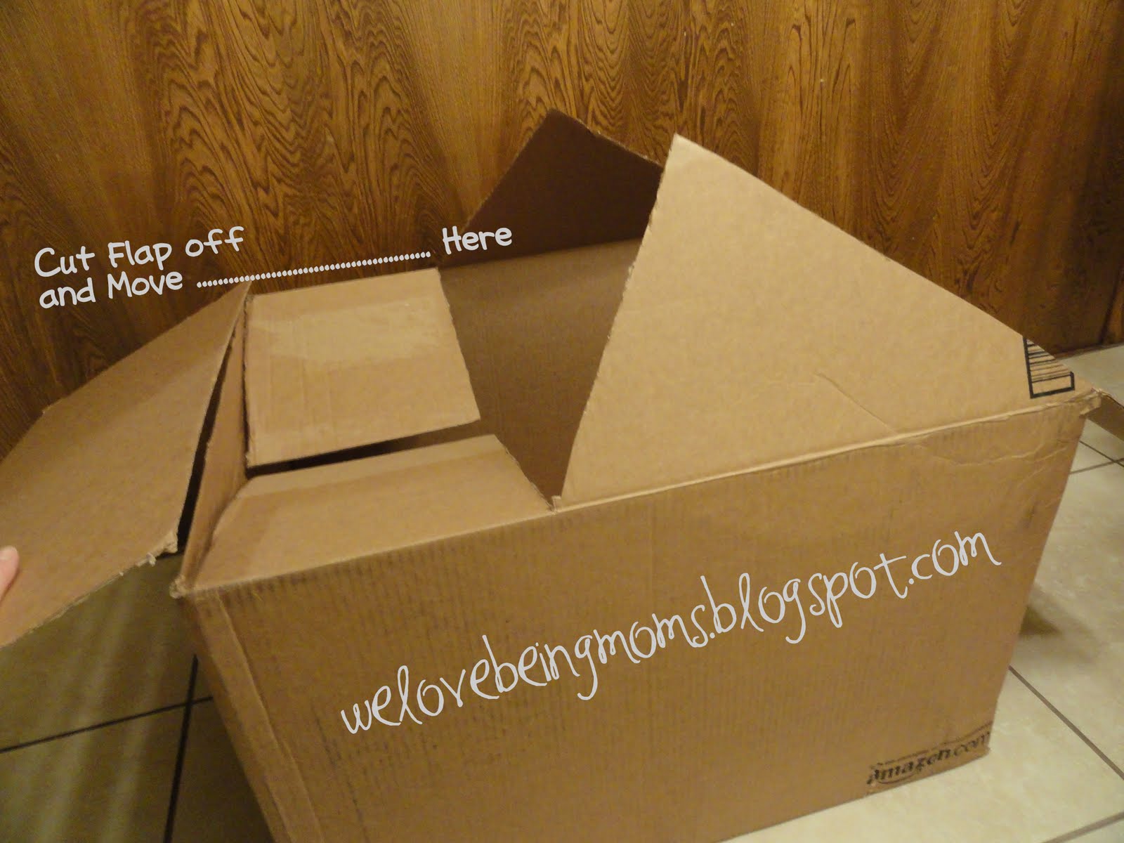 We Love Being Moms! Cardboard Mater Tutorial