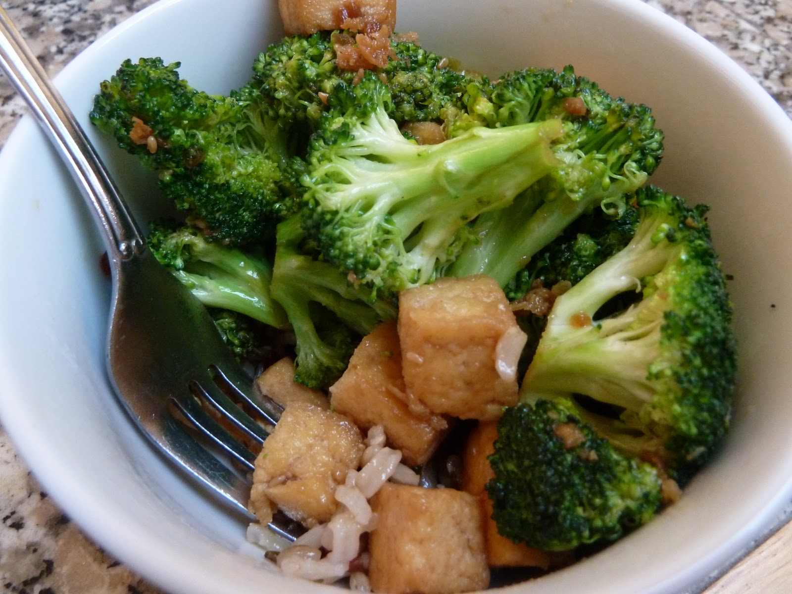 The Yogic Kitchen 123 Teriyaki Tofu and Broccoli