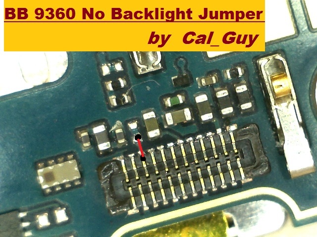 ALL BLACKBERRY HARDWARE SOLUTION Blackberry+9360+Backlight+Jumper+Solution