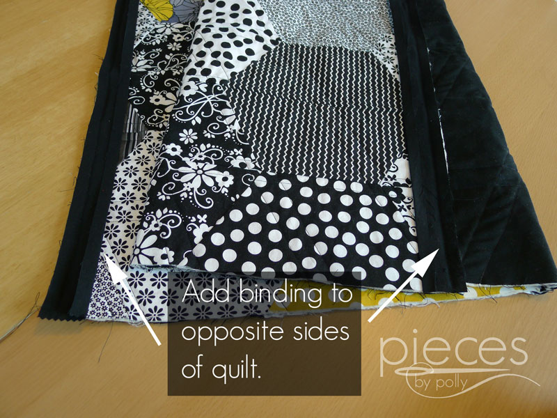 Pieces by Polly Hexies by Halves QuiltAlong Lesson 6 Binding Your