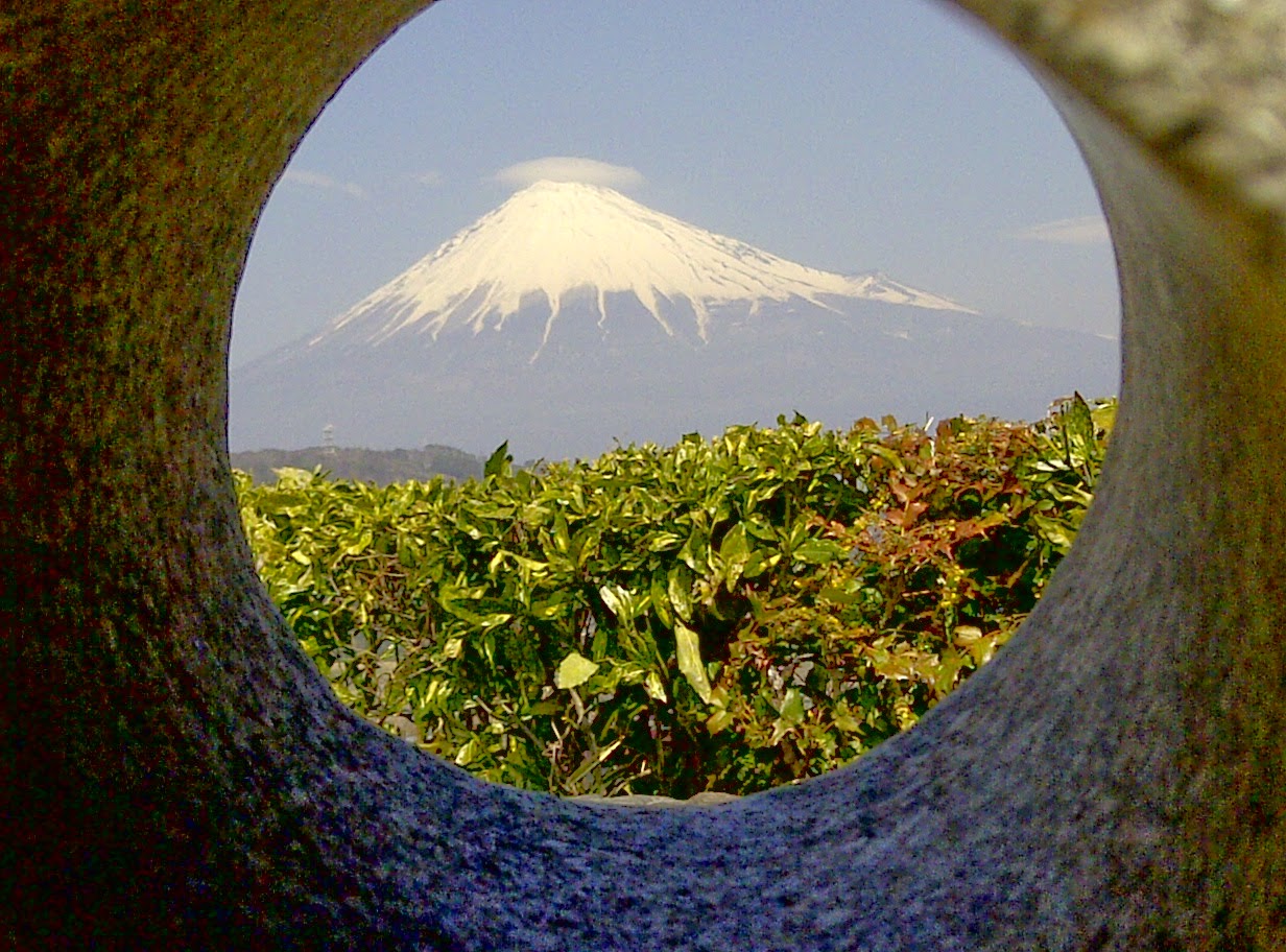 富士川ＳＡからの富士山