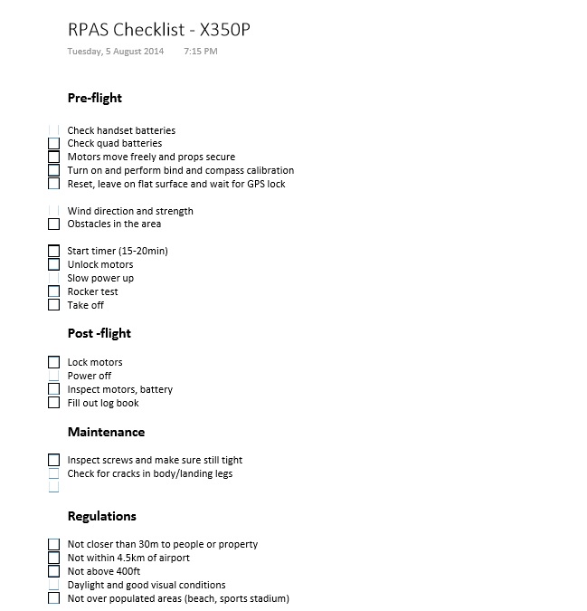 drone preflight checklist pdf drone preflight checklist pdf