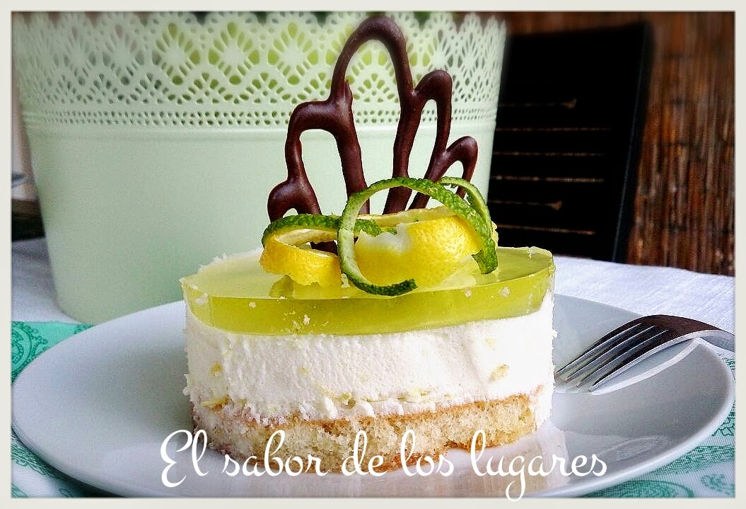 Mousse De Cítricos Con Gelatina De Gin Tonic.
