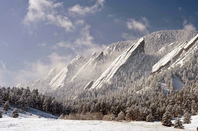 The Flatirons, Boulder, Colorado, USA