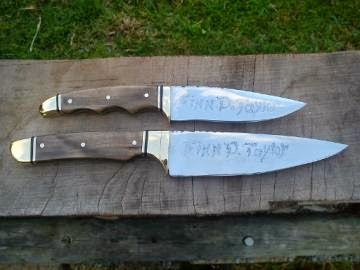 a pair of utility knives