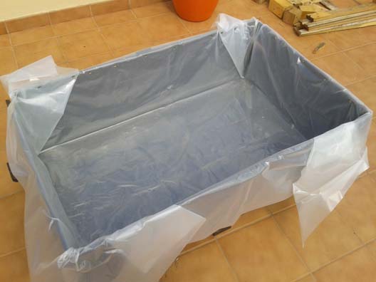 Una gárgola en mi tejado: Haciendo un pequeño huerto con palets