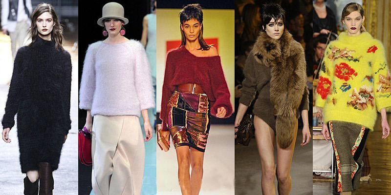 Fall Winter 2013 Women's Fashion Sweaters Trends