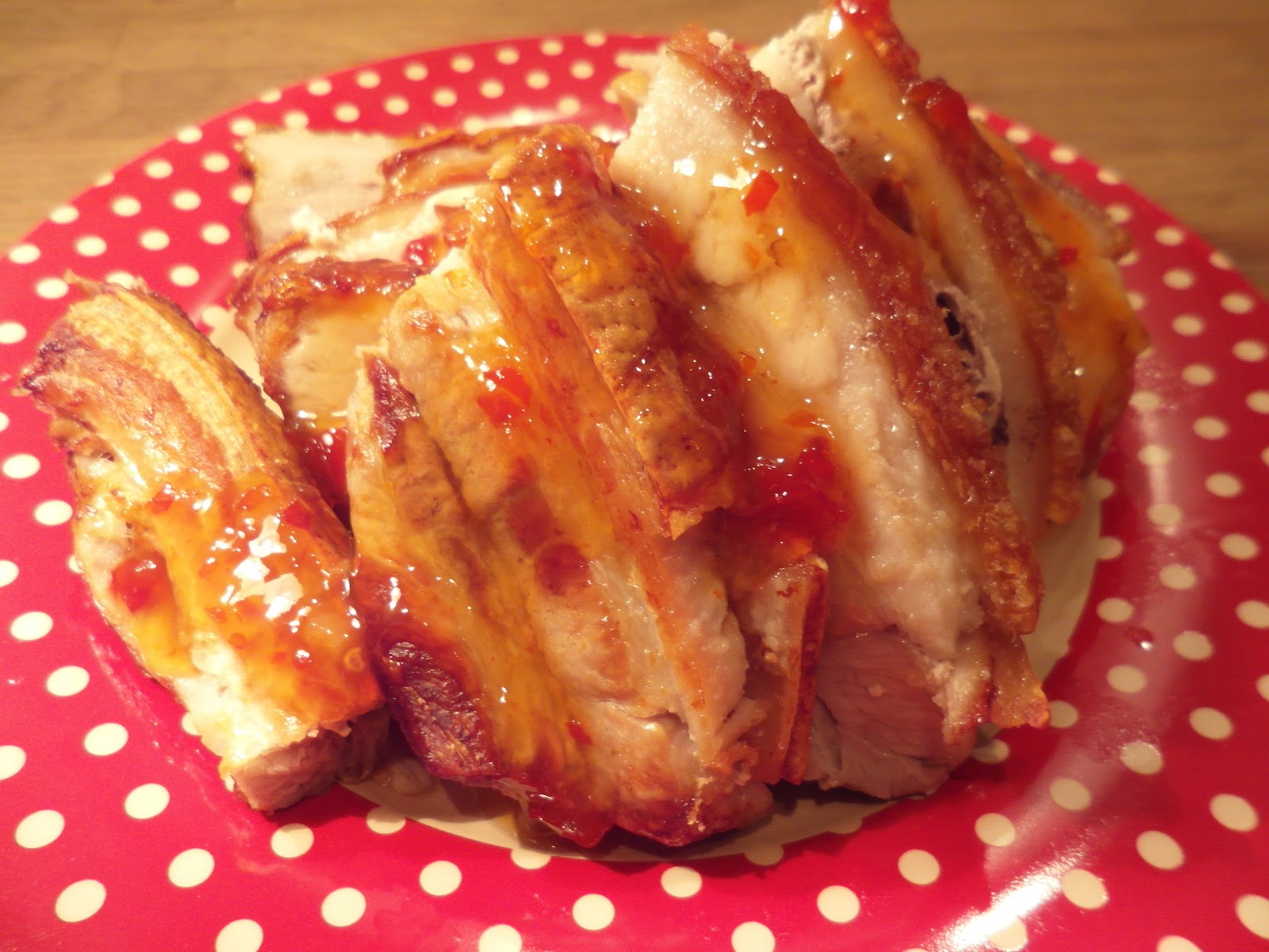 Nat ate..... Sweet chilli pork belly