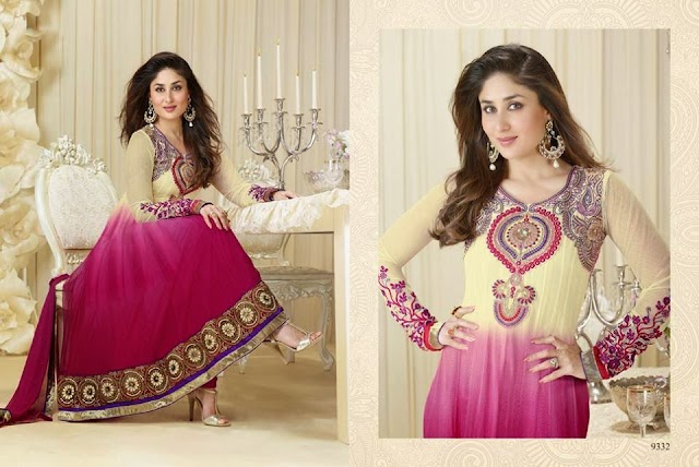 New Anarkali Frocks Collection With Kareena Kapoor From 2014