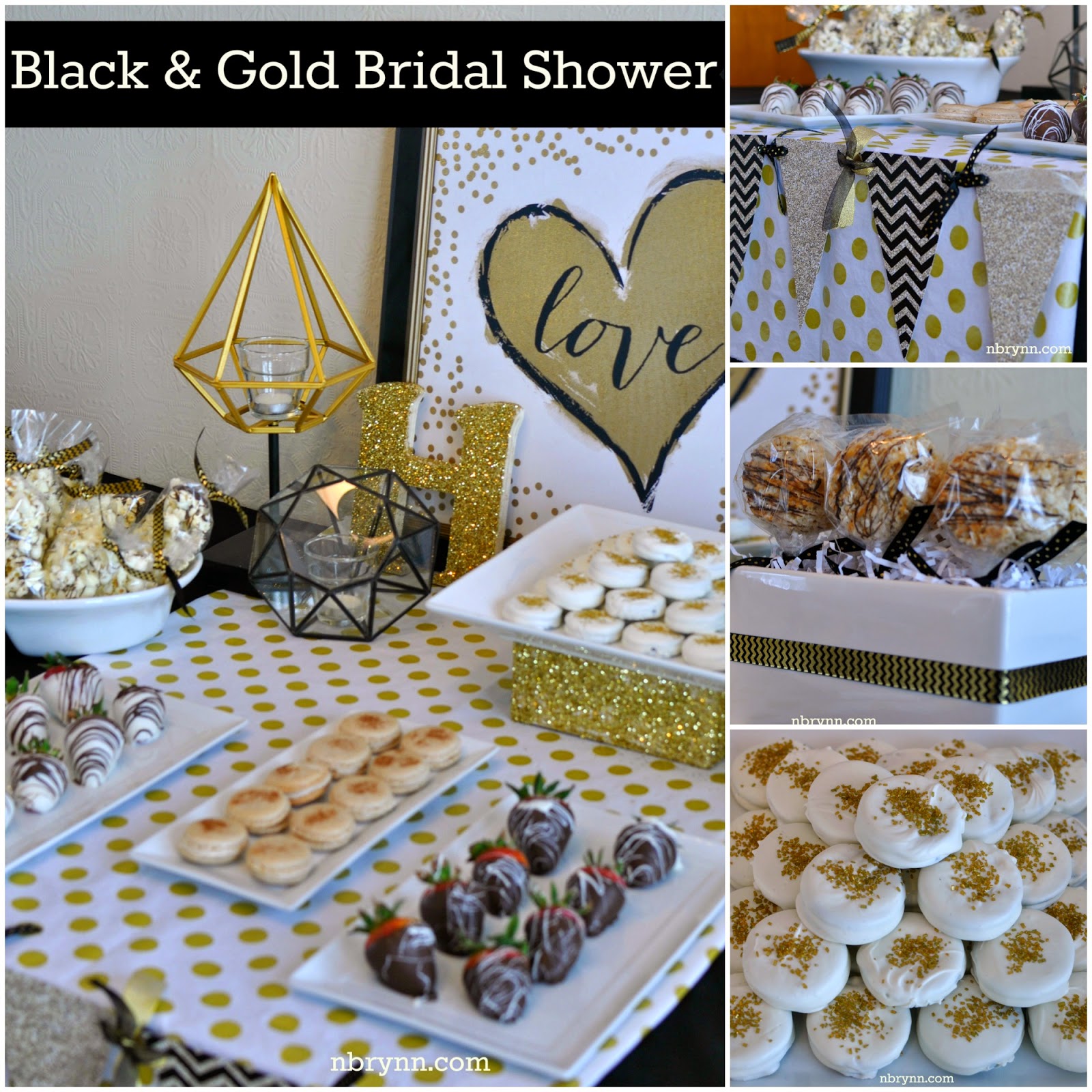 NBrynn Black & Gold Bridal Shower