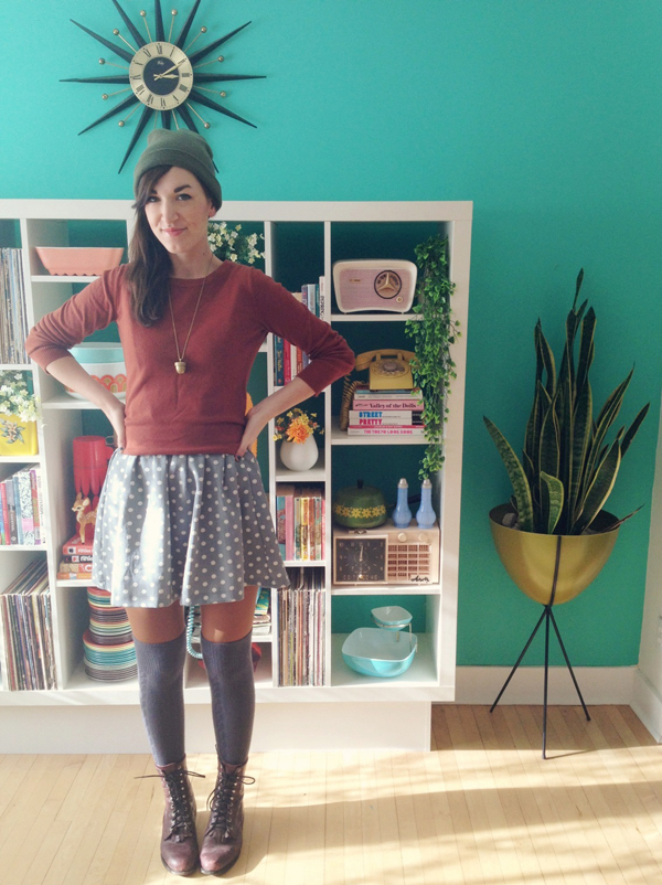 vintage work outfits