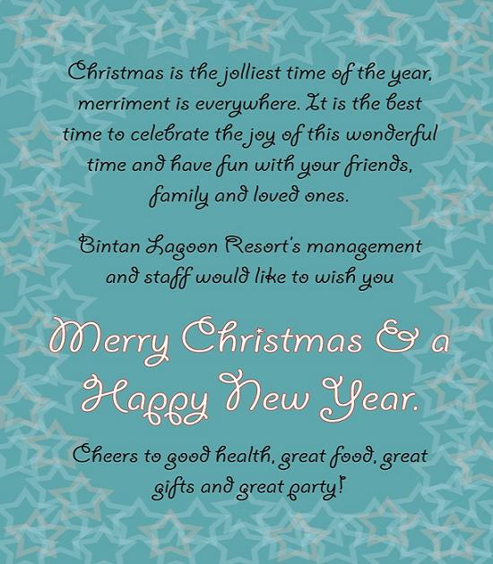 christmas card note