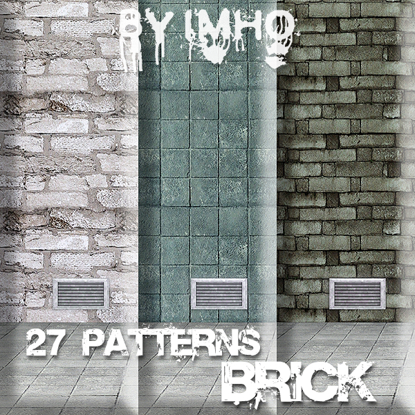 27 Brick Patterns by IMHO Sims+3,+Brick+,Pattern,+IMHO+(4)