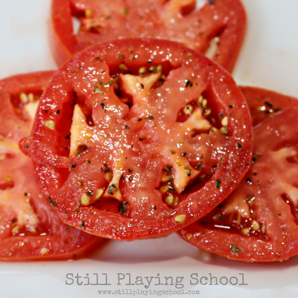 Marinated Tomatoes Recipe Still Playing School