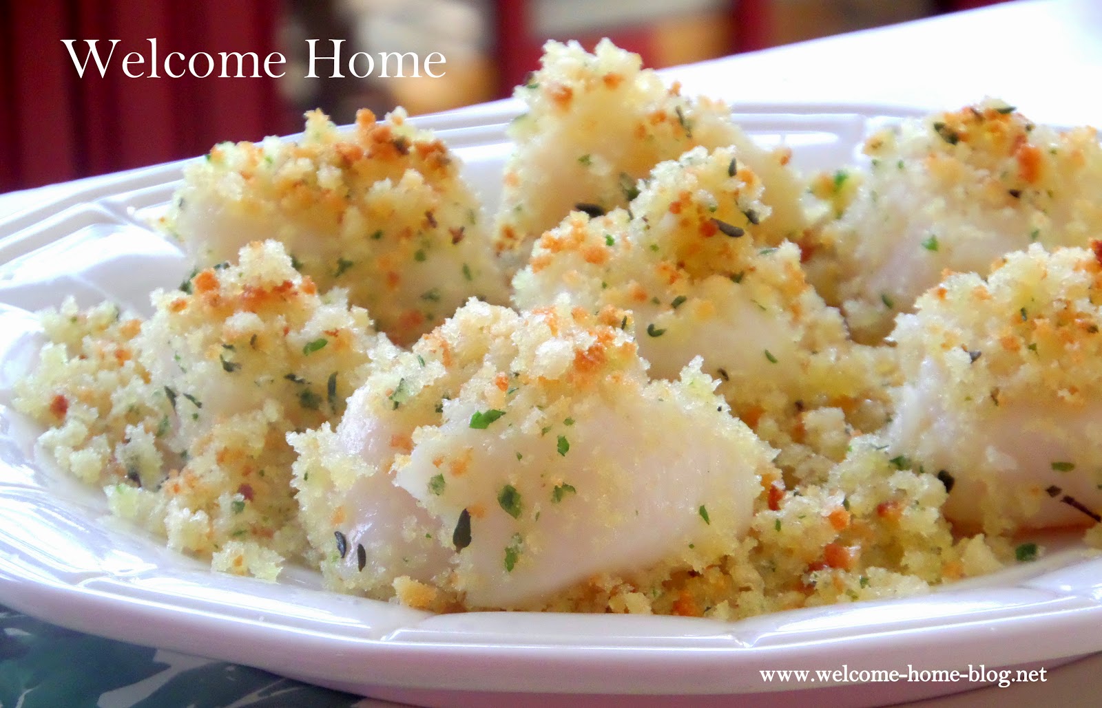 broiled scallops bread crumbs