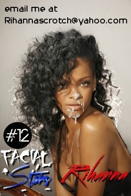 Rihanna curly hair facial