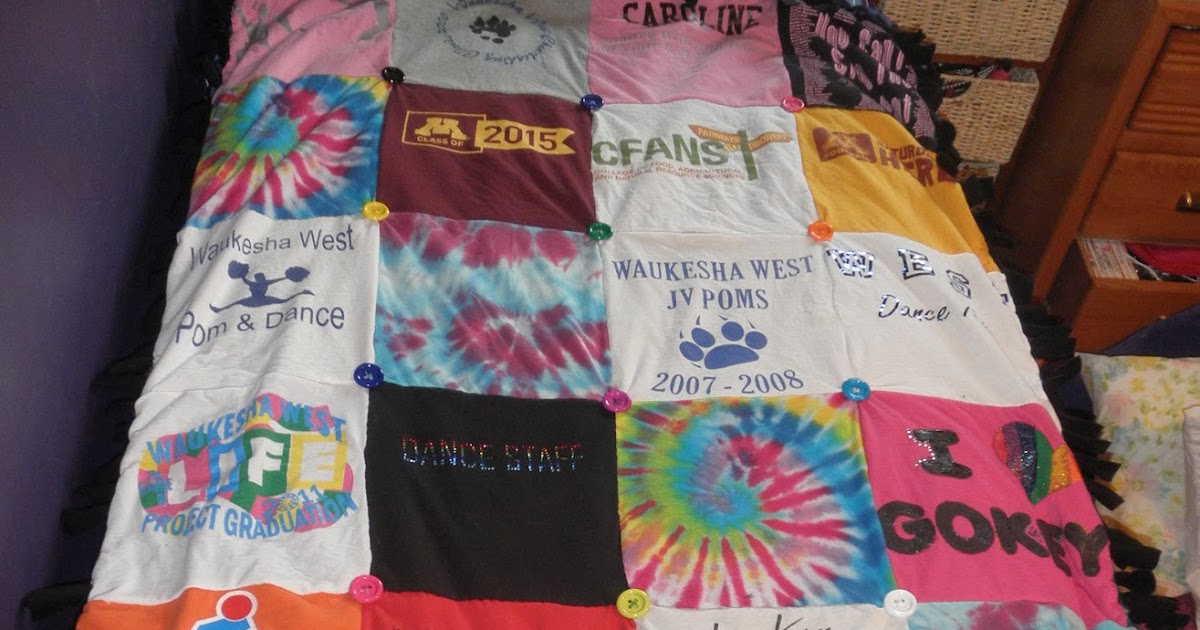 Caroline's Creations and Crafts TShirt Tie Blanket/Quilt