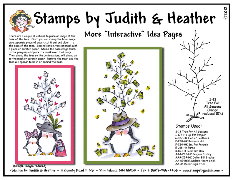 Stamps by Judith and Heather New Idea Sheets