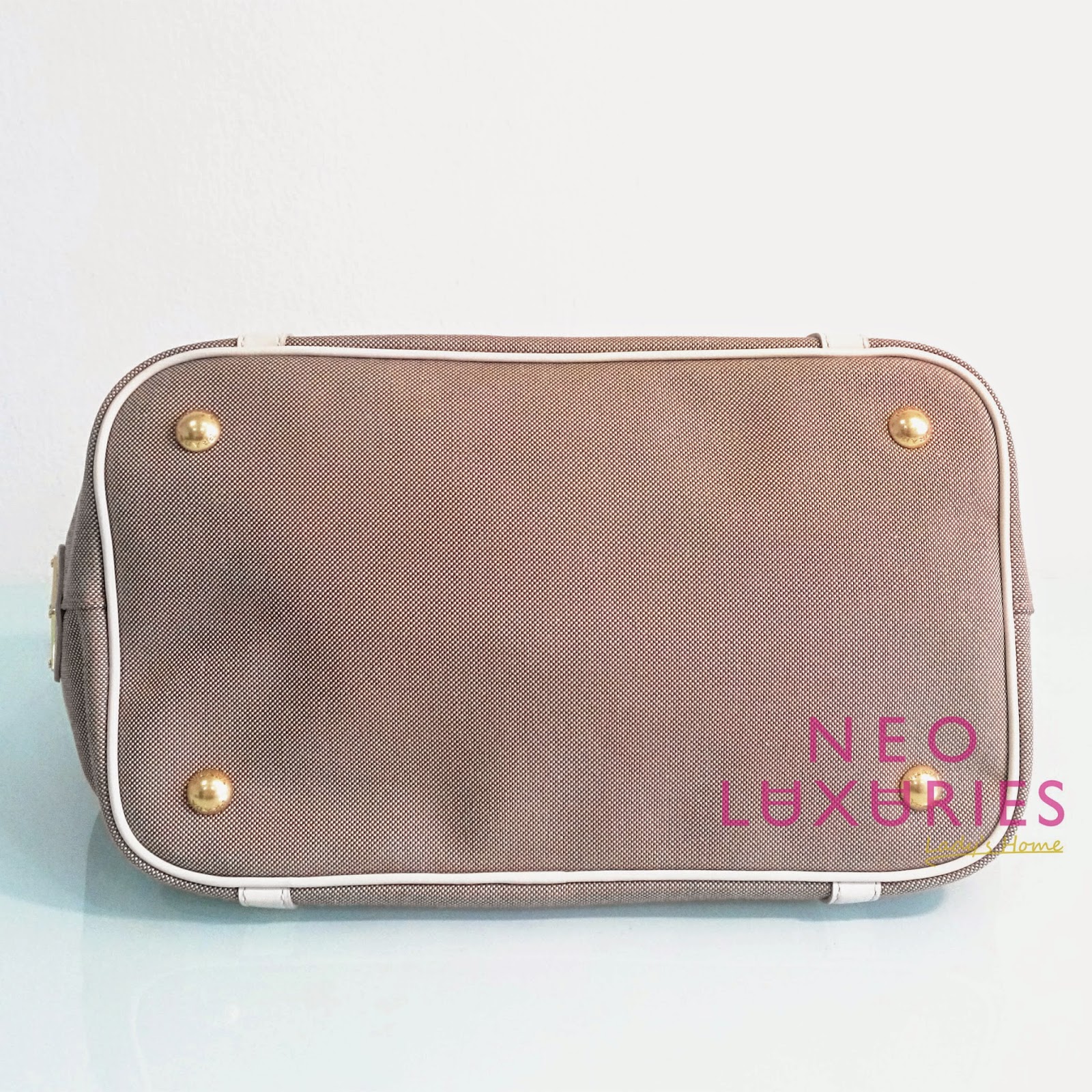 Neo LUXuries: SOLD: PRADA Logo Jacquard Small Top Handle Bag ...  