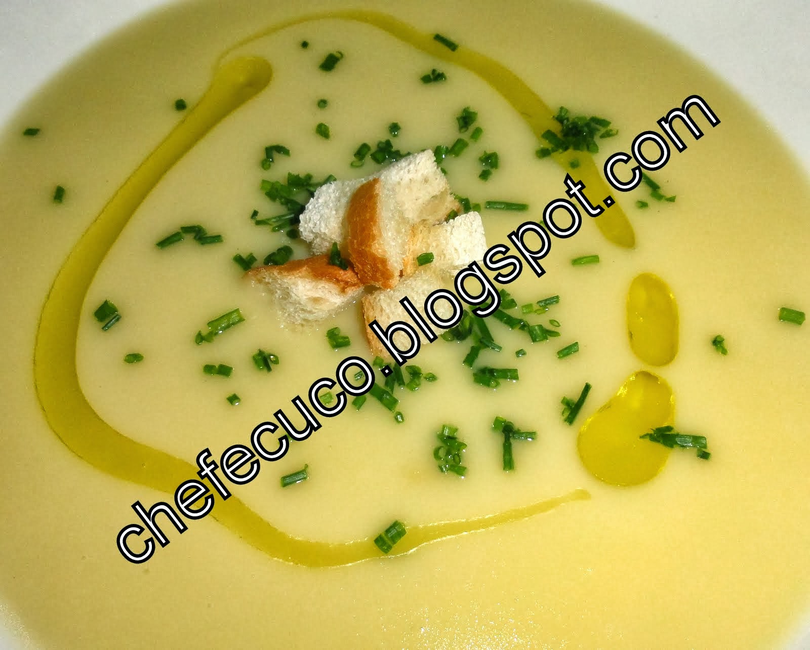 O mundo da culinária Creme "Parmentier"