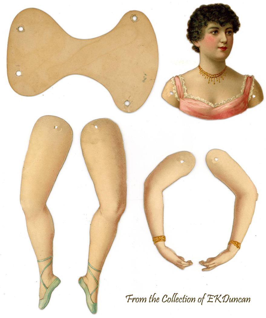 EKDuncan - My Fanciful Muse: Victorian Ladies - Articulated Paper Doll