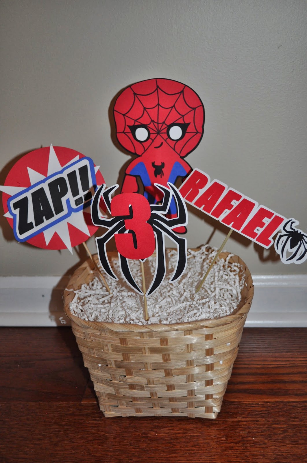 R + R Creations SpiderMan Centerpiece