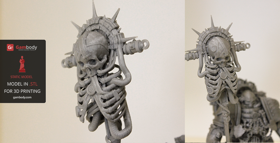 Nixon's 3D Models : Warhammer 40K - Chaplain 3D Printable Model Assemb...