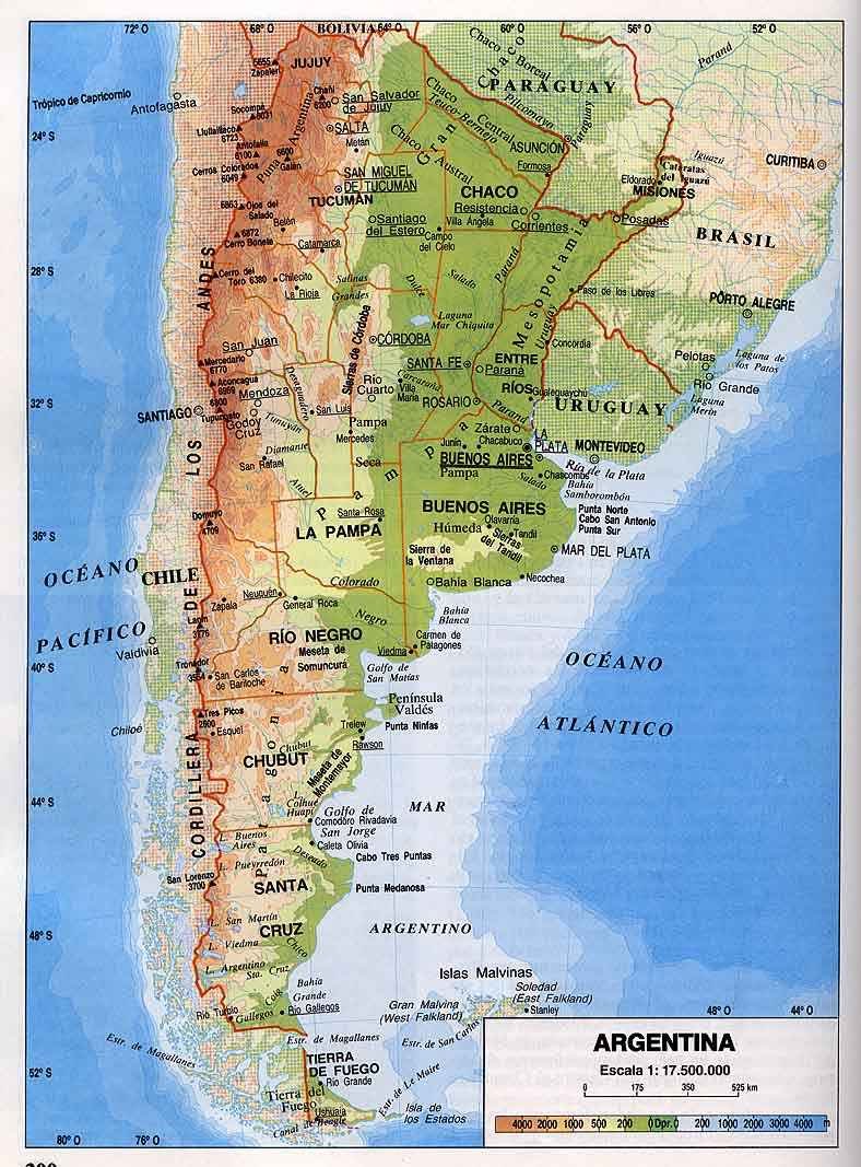 Universidad Argentina Mapa