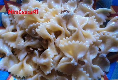 Farfalle al gorgonzola e noci/ gorgonzola e salvia secca