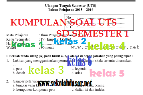 Soal Uts Matematika Kelas 3 Sd Semester 1  tacticalfile