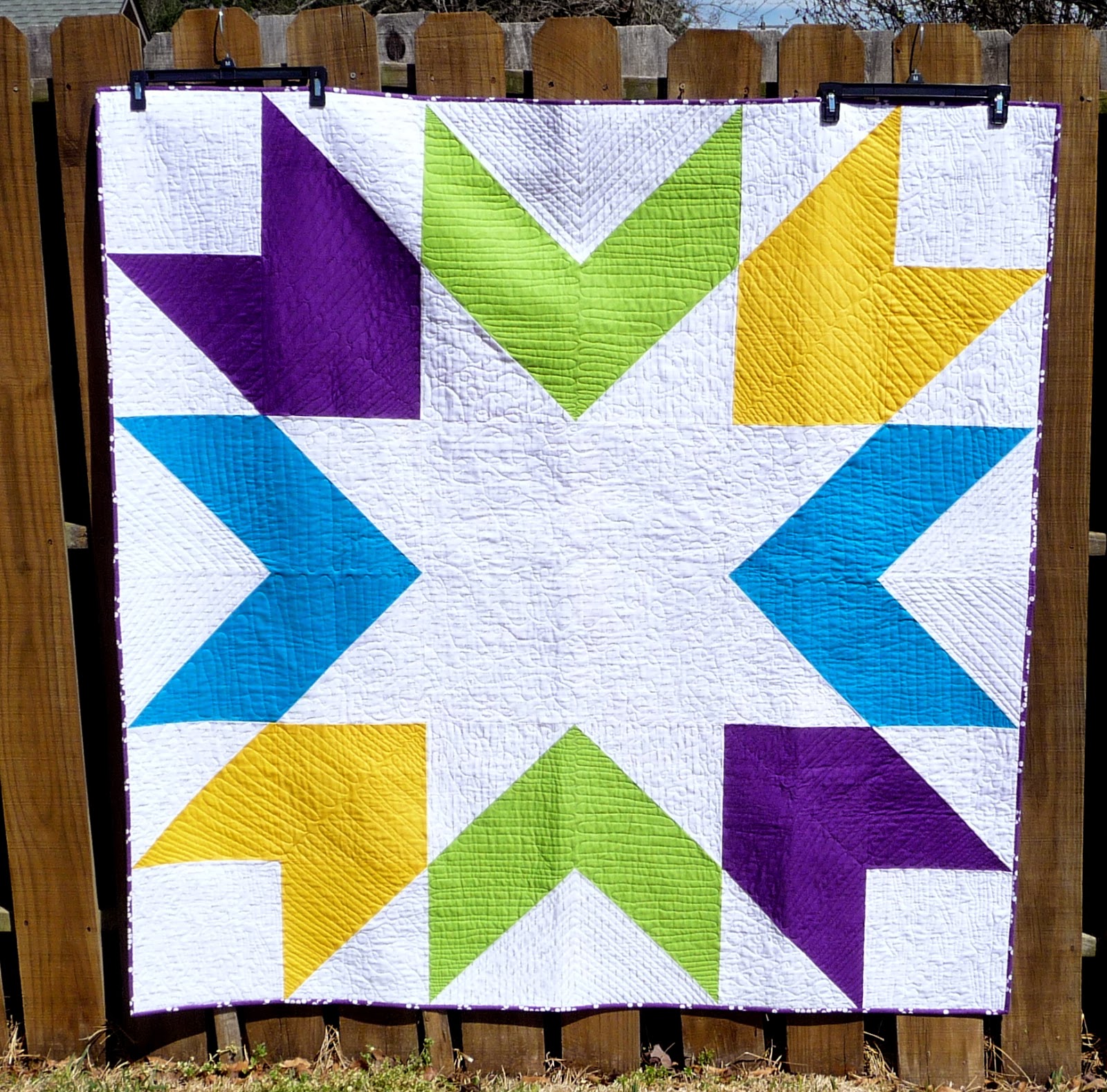 handmadewhimzy blog Burying Knots While Quilting