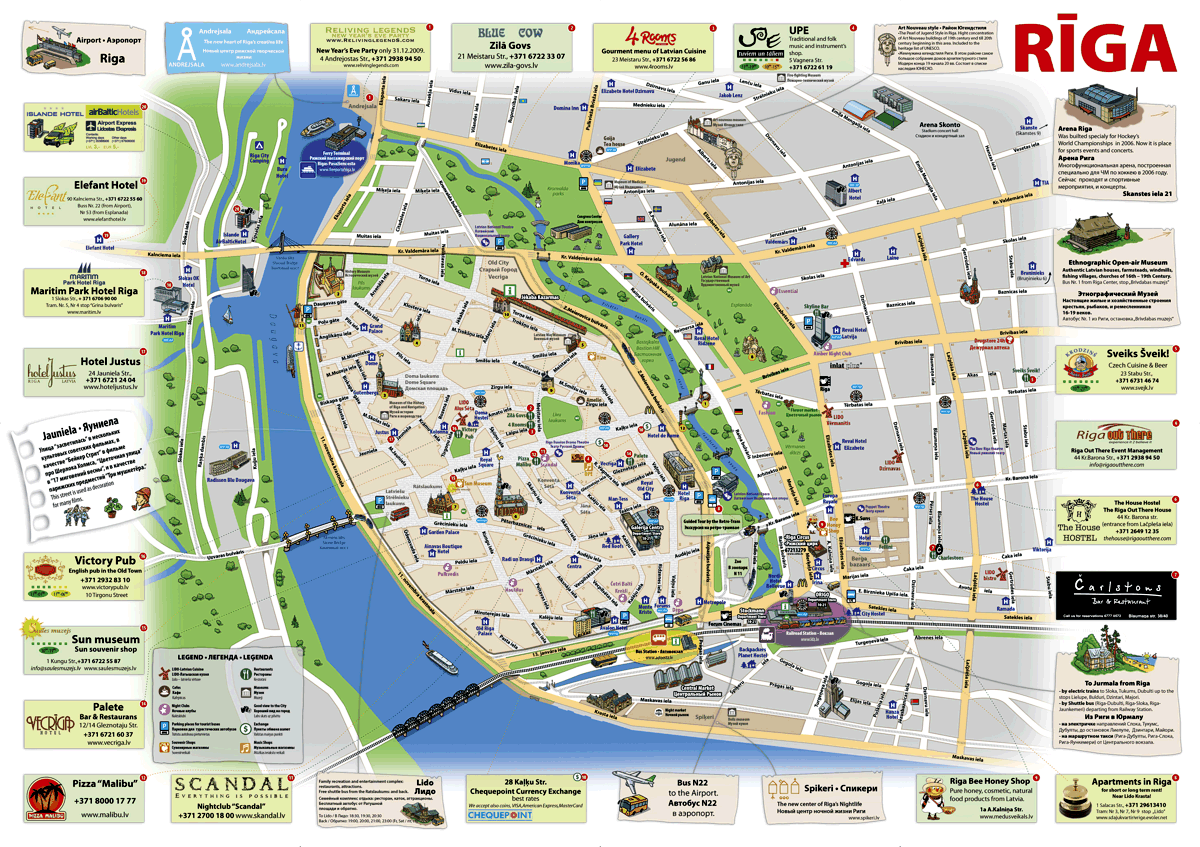 Riga Şehir Haritası