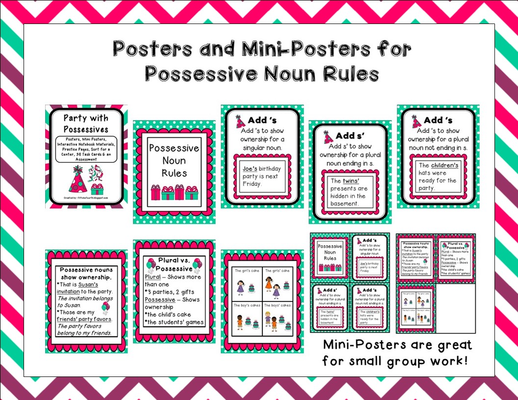 Fit to be Fourth: Party with Possessives