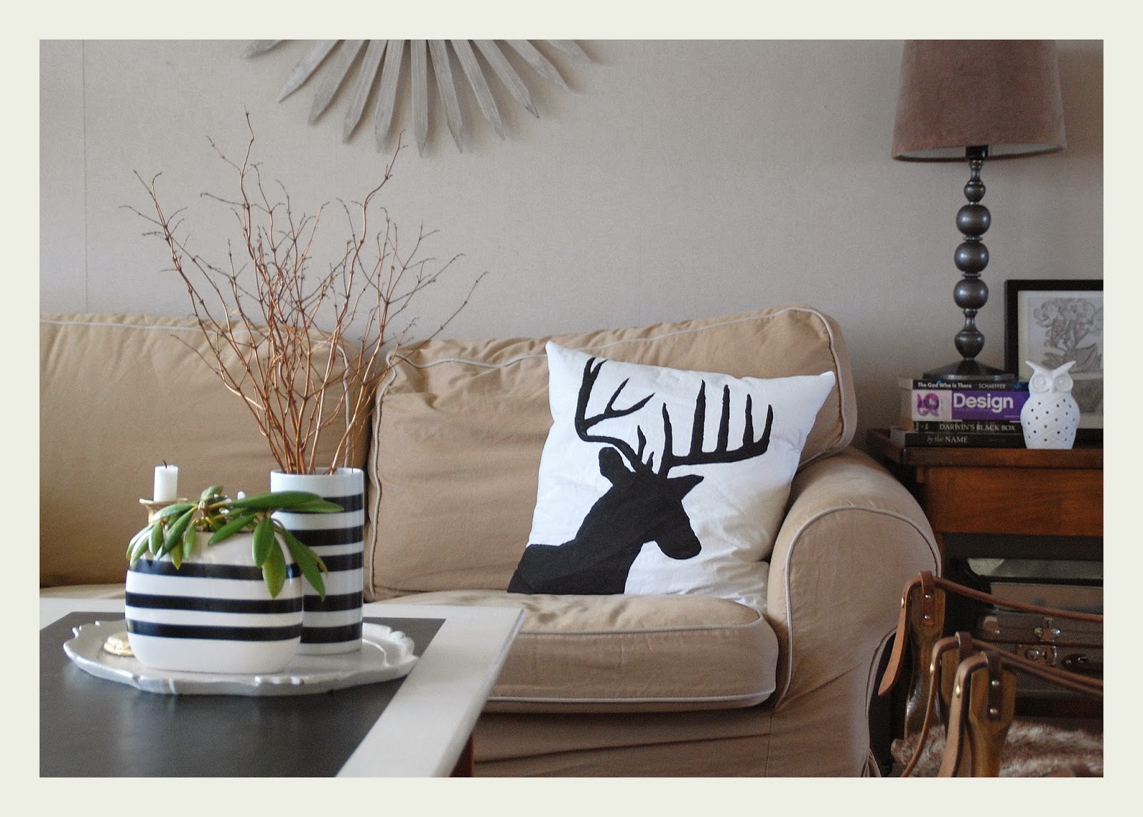 White as linen: januar i stuen