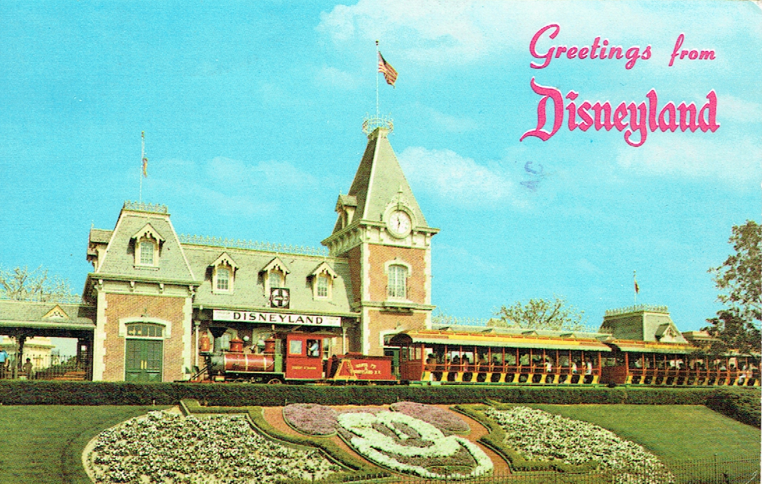 postcard diary disneyland