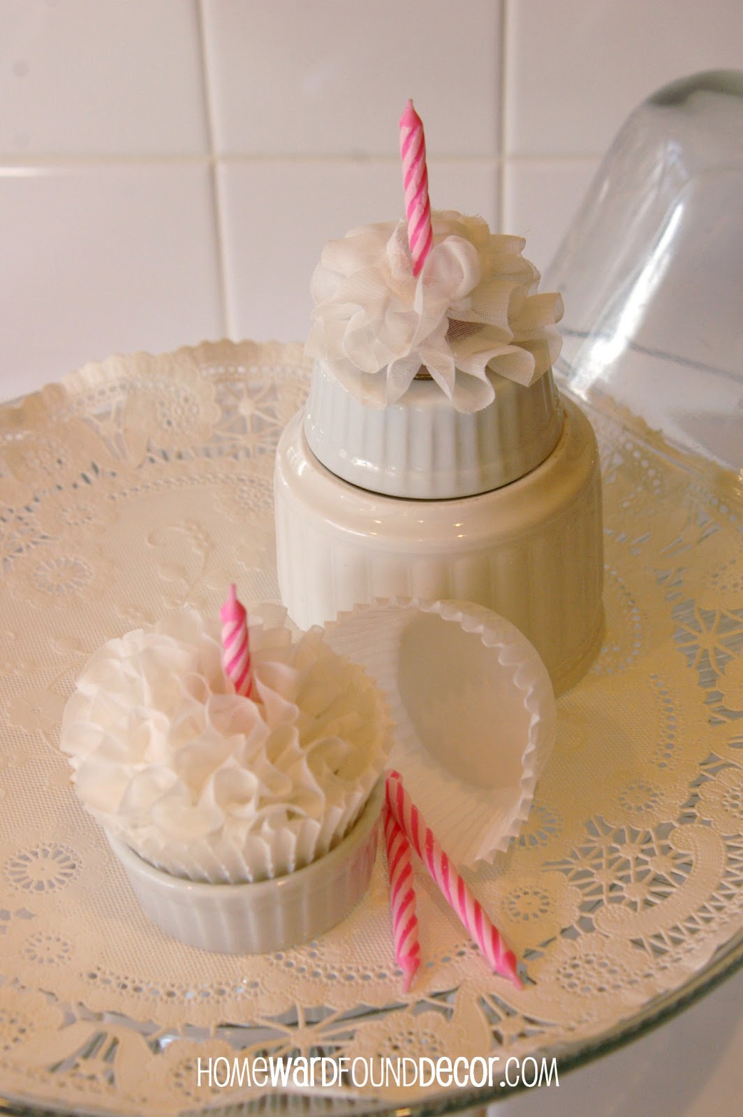 Create a Cake Using Dishes?! homewardFOUND decor