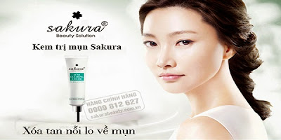 Kem trị mụn Sakura Acne Clearing Cream