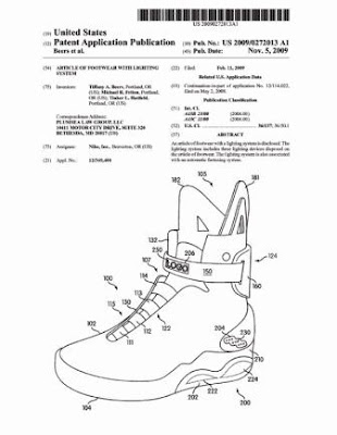 Nike Air Mag - United States of America Patent Office Paper