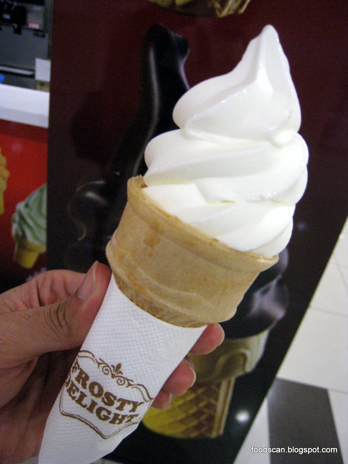 Frosty Delight Yoghurt Ice Cream Food Scan