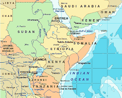 East Africa Map Picture