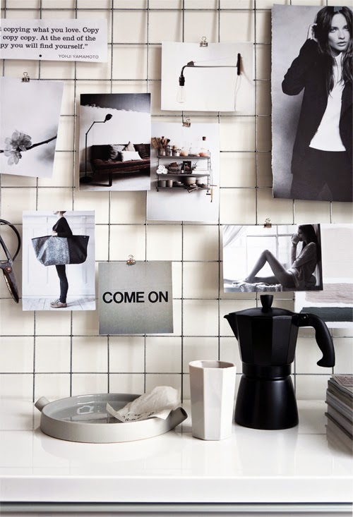 the perfect work space styled by Marie Ramse & Pella Hedeby, scandinavian interior, creative mess, moodboard via http://www.scandinavianlovesong.com/
