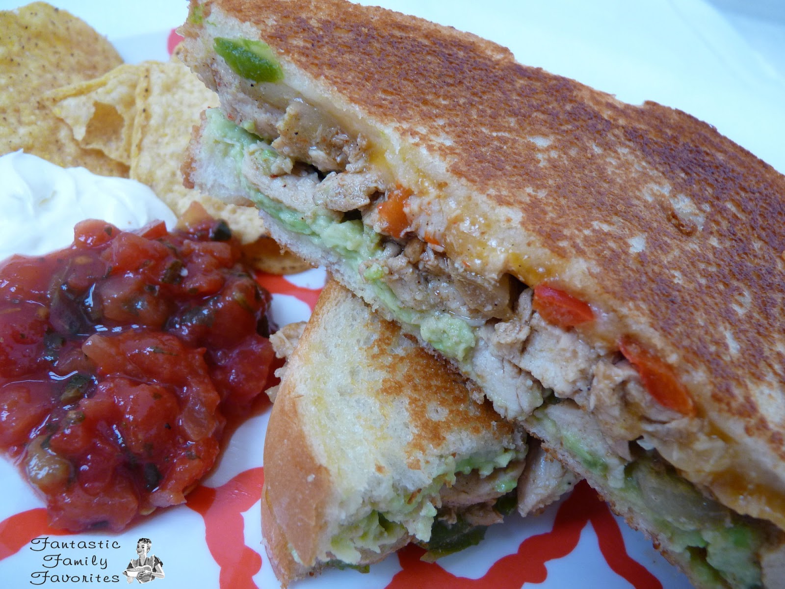 Fantastic Family Favorites Fajita Grilled Cheese Sandwiches Meal Idea