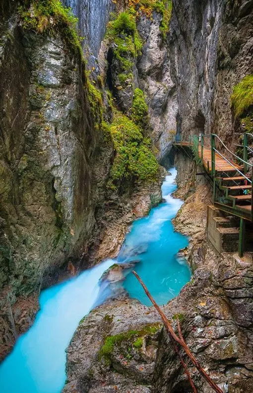 Whirlpool, Leutasch Gorge, Bavaria, Germany