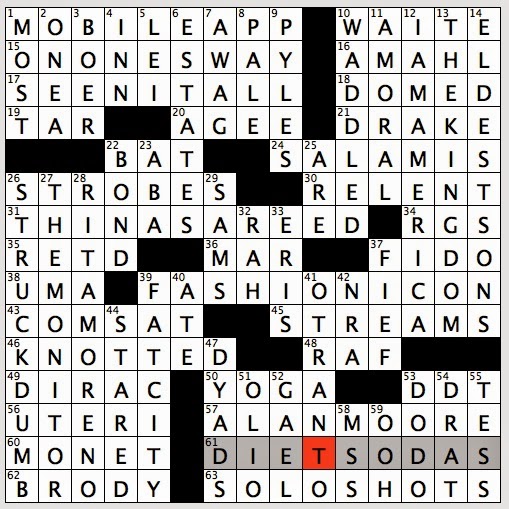 Rex Parker Does the NYT Crossword Puzzle: Olympian troublemaker